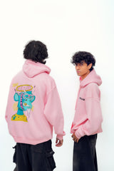“DIGITAL REBEL” Hoodie – Pink