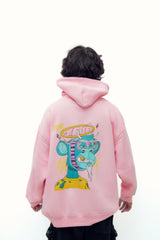 “DIGITAL REBEL” Hoodie – Pink