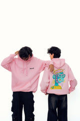 “DIGITAL REBEL” Hoodie – Pink