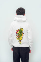 “DUAL STATE” Hoodie – White