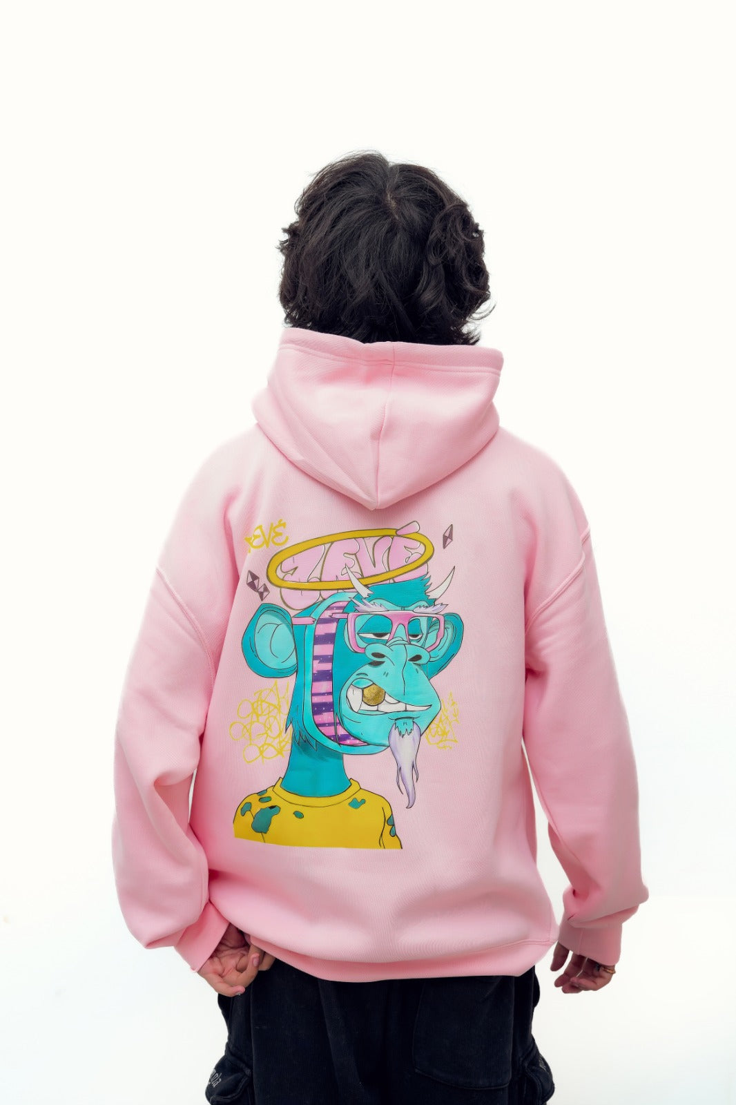 “DIGITAL REBEL” Hoodie – Pink