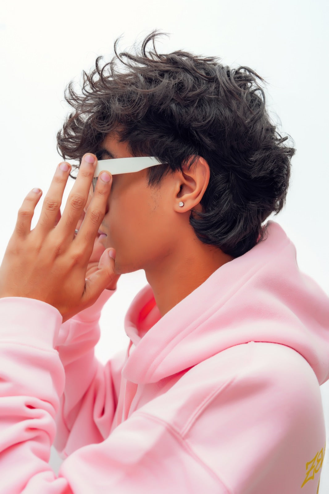 “DIGITAL REBEL” Hoodie – Pink