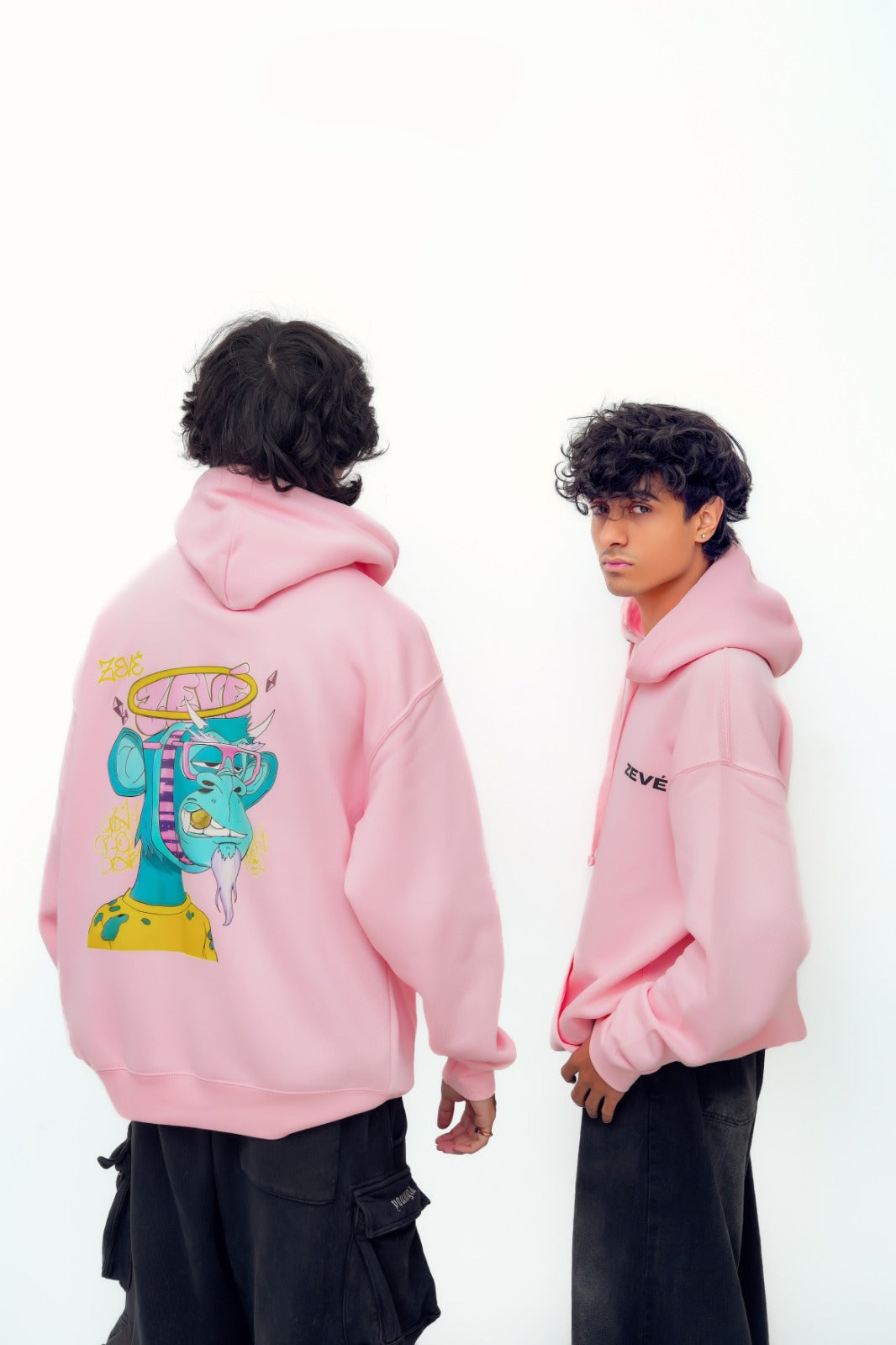 “DIGITAL REBEL” Hoodie – Pink