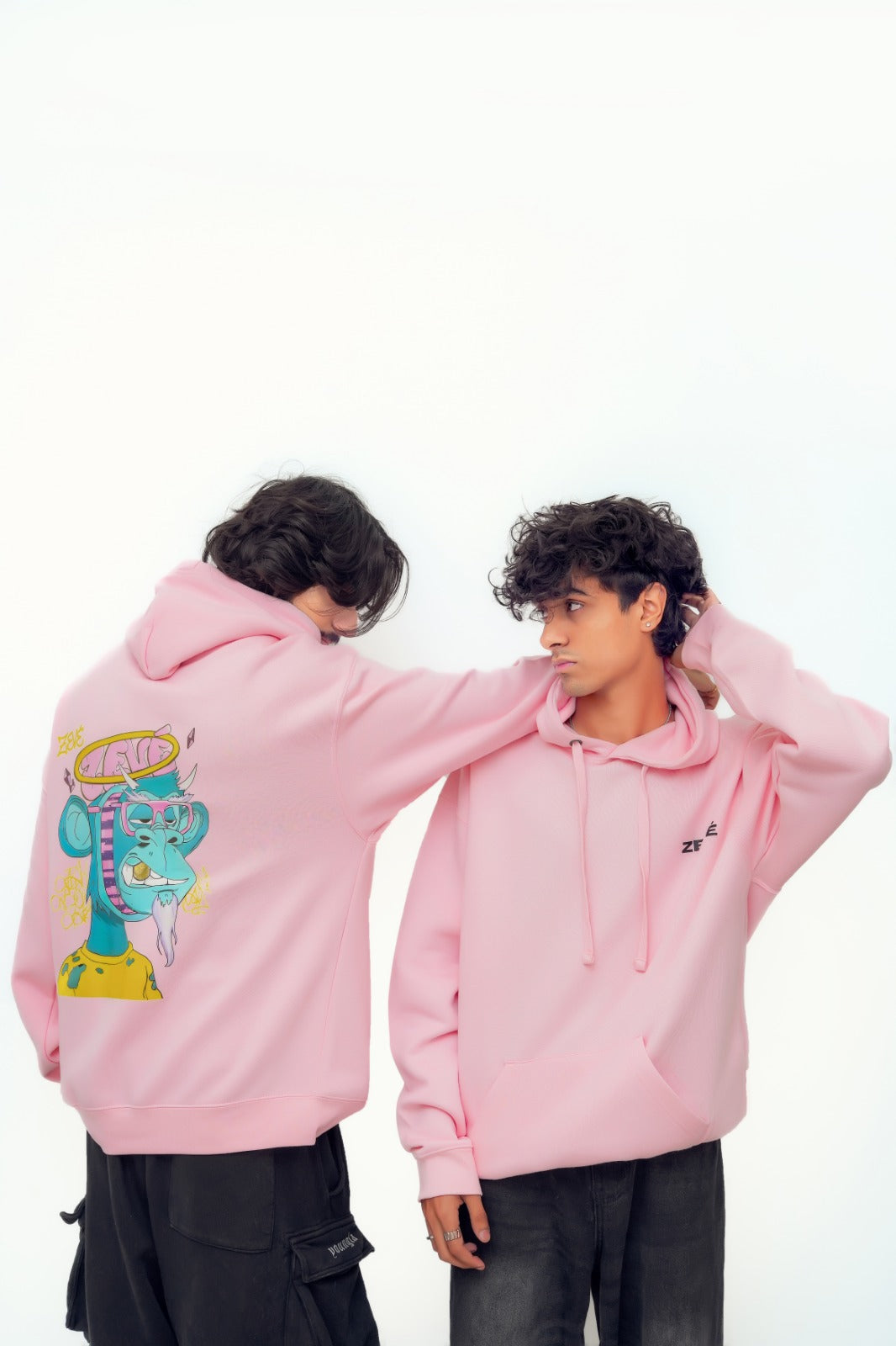 “DIGITAL REBEL” Hoodie – Pink